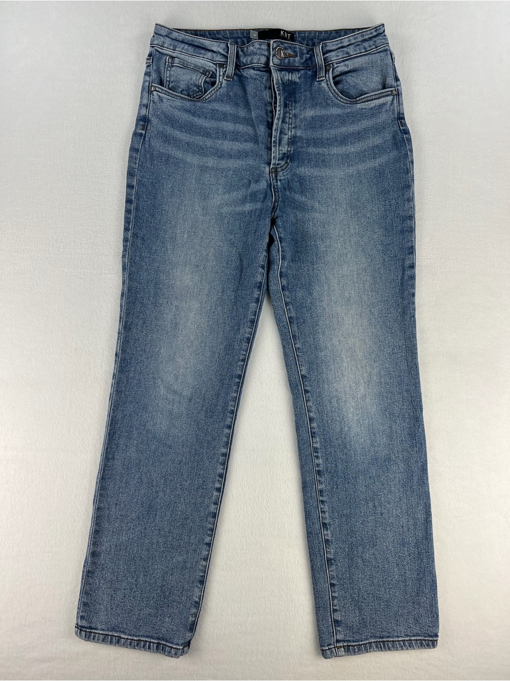 Kut from the Kloth Men's Straight Jeans in Light Blue Wash